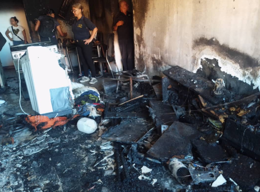 Explosión de bombona en La Guaira